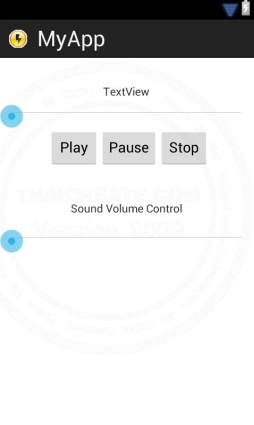 Android SeekBar Control Audio Sound Volume Android SeekBar Control Audio Sound Volume