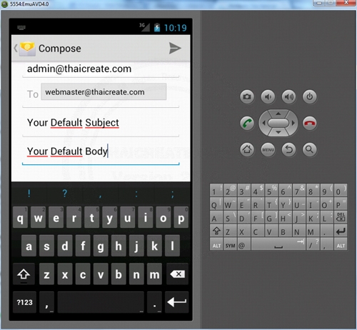 Android Send Email Android Send Email
