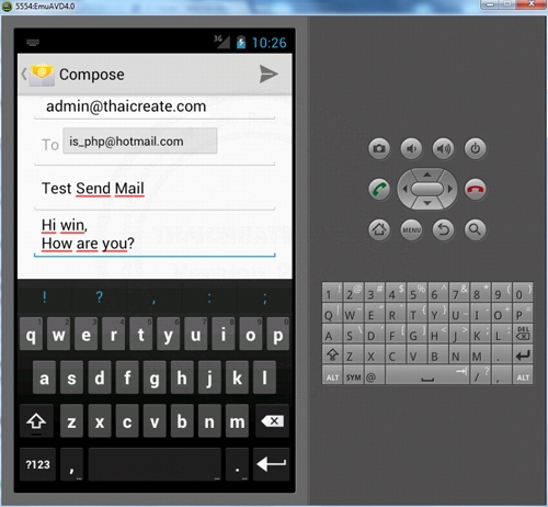 Android Send Email Android Send Email