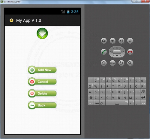 Android SlidingDrawer Menu Android SlidingDrawer Menu