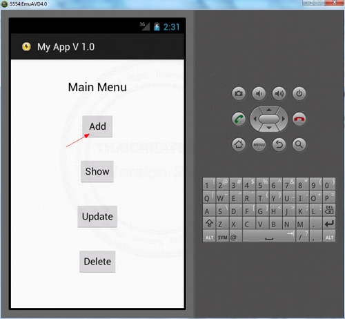Android SQLite Add Insert Android SQLite Add Insert