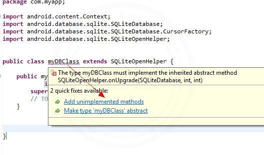 Android SQLite  Database Android SQLite  Database