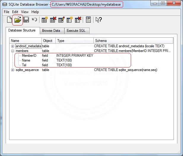 Android SQLite  Database