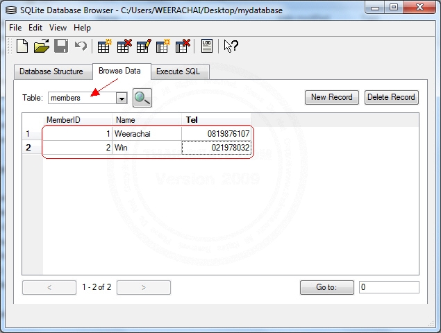 Android SQLite  Database