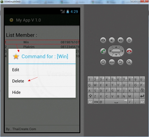 Android ListView and SQLite Database Android ListView and SQLite Database