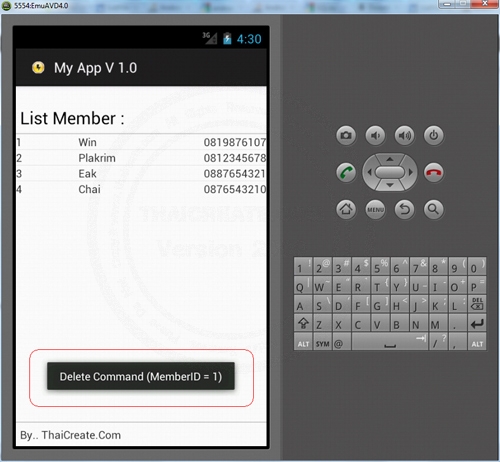 Android ListView and SQLite Database Android ListView and SQLite Database