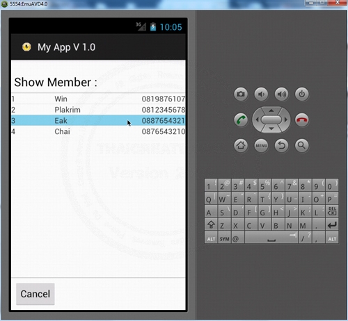 Android SQLite Show Data Android SQLite Show Data