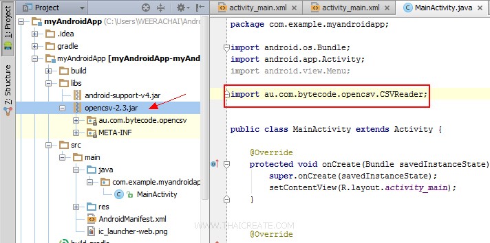 Android Studio: Add jar as library