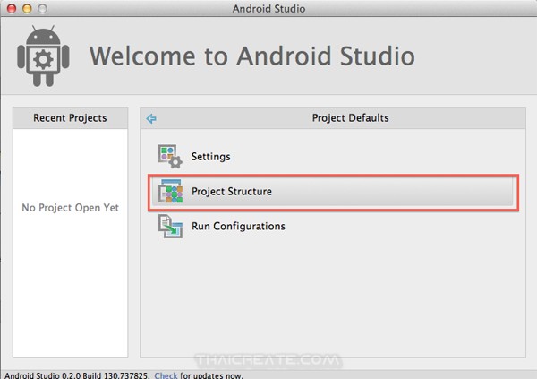 Android Studio IDE for Mac OS