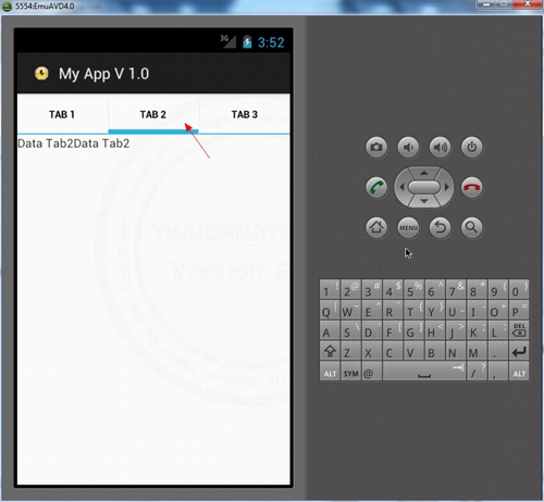 Android Tab Menu