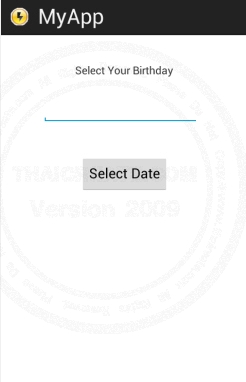 CalendarView - Android Widgets CalendarView - Android Widgets