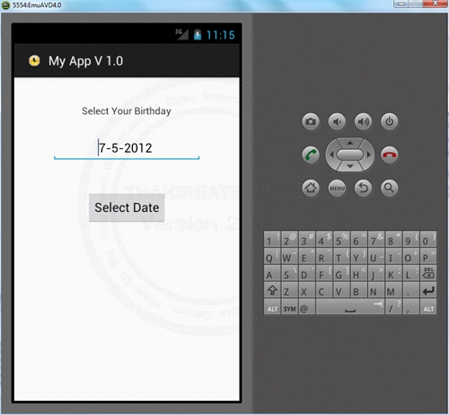 CalendarView - Android Widgets CalendarView - Android Widgets