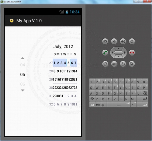 DatePicker - Android Widgets