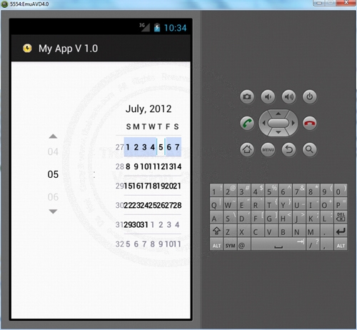 DatePicker - Android Widgets DatePicker - Android Widgets