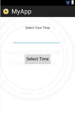 TimePicker - Android Widgets