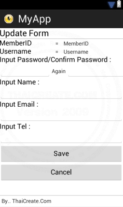 Android Update Data to  Web Server Database Android Update Data to  Web Server Database