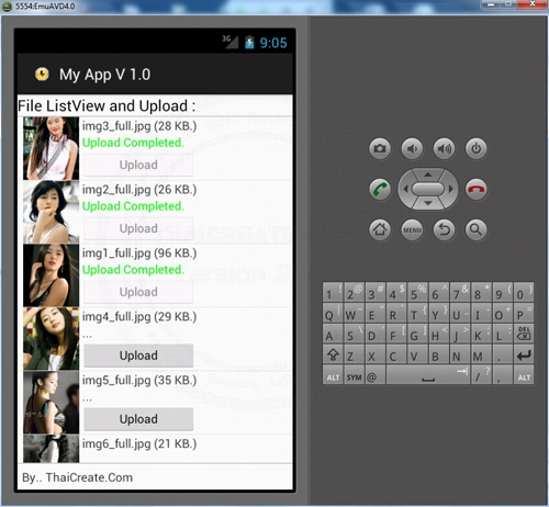Android Multiple Upload file ProgressBar ListView Android Multiple Upload file ProgressBar ListView
