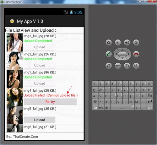 Android Multiple Upload file ProgressBar ListView Android Multiple Upload file ProgressBar ListView