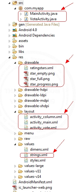 Android Vote and Rating (PHP and MySQL)