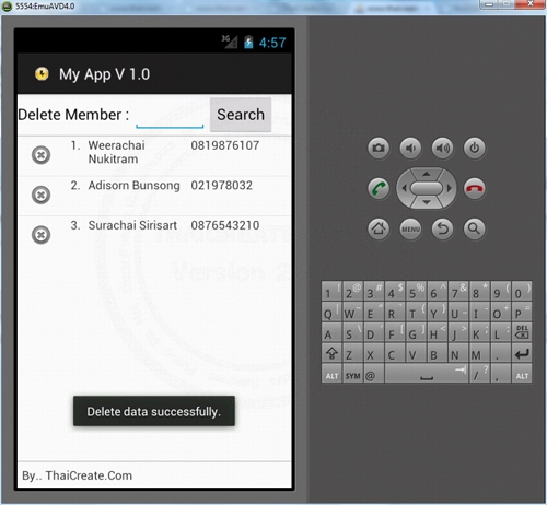 Android Delete data in Server via Web Service Android Delete data in Server via Web Service