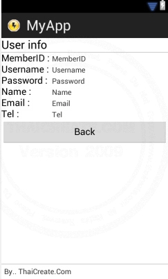 Android Login Form via Web Service