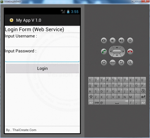 Android Login Form via Web Service