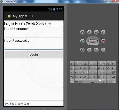 Android Login Form via Web Service Android Login Form via Web Service
