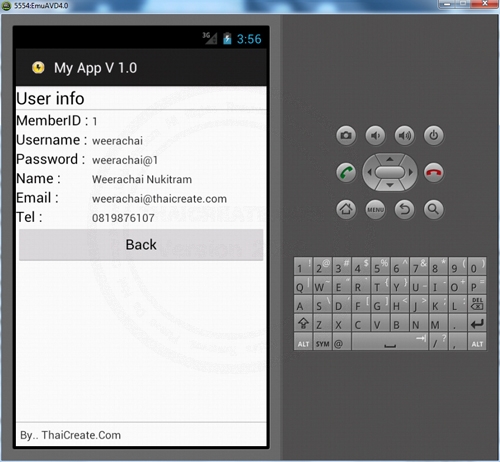 Android Login Form via Web Service