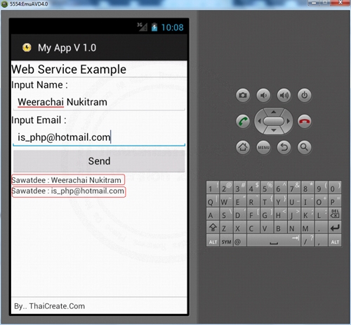Android and Web Service Android and Web Service