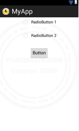 RadioButton - Android Widgets
