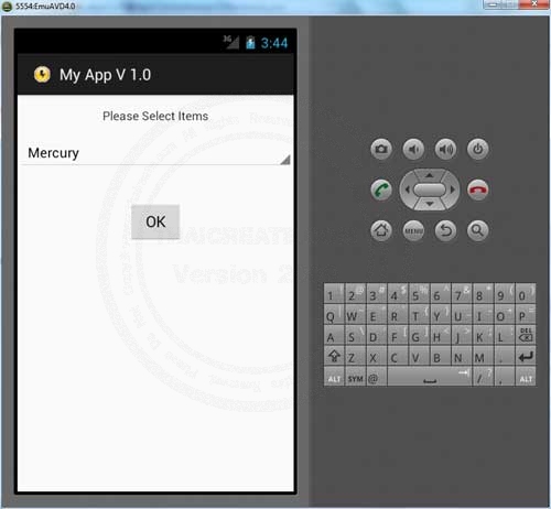 Spinner - Android Widgets Spinner - Android Widgets