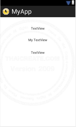 TextView - Android Widgets Example