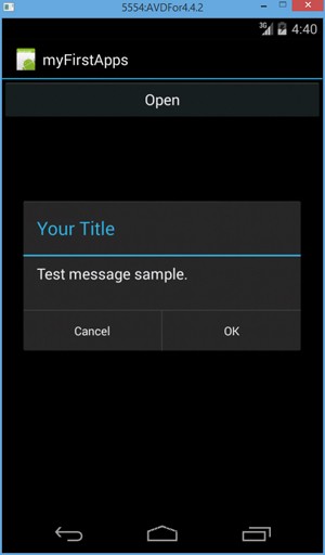 Xamarin Android C# Dialog Popup Alert Dialog 