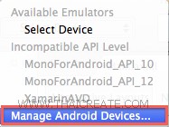 Android C# Xamarin Mac OS X
