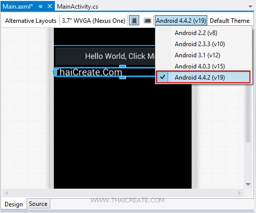 Android C# Xamarin Visual Studio