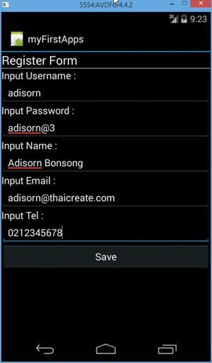 Register Form (Android C# (Xamarin) and Mobile Services) Register Form (Android C# (Xamarin) and Mobile Services)