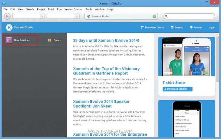 Xamarin  Studio IDE Android C#