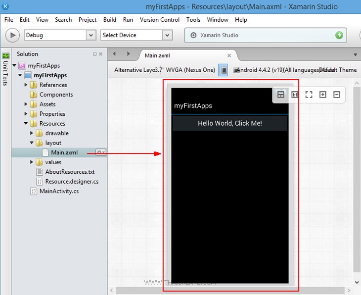 Xamarin  Studio IDE Android C#