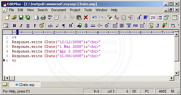 ASP/VbScript CDate