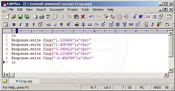 ASP/VbScript CLng