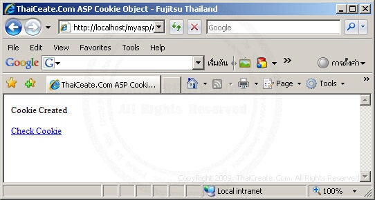 ASP Cookies Object