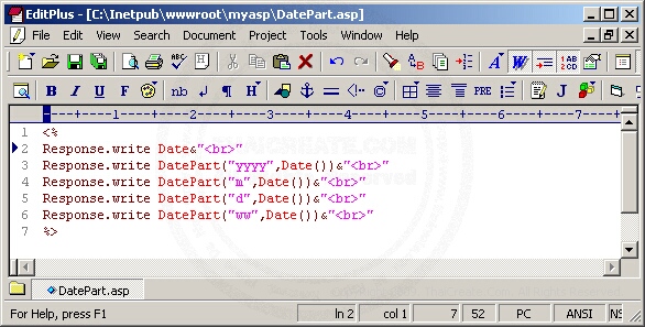 ASP/VbScript DateDiff