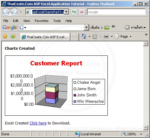 ASP & Excel Charts