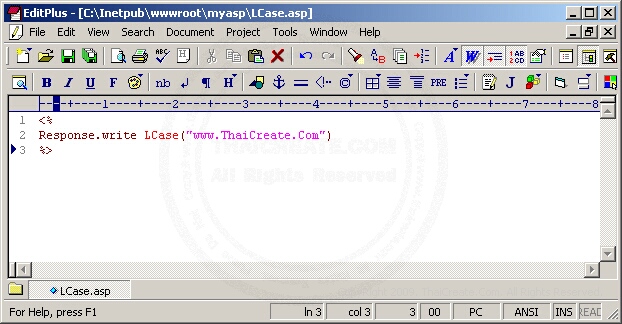 ASP/VbScript LCase