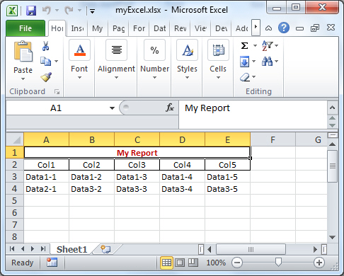 ASP.NET Excel EPPlus
