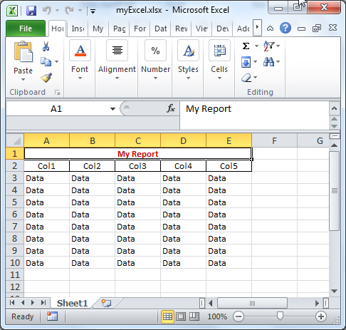 EPPlus Excel Library for .Net