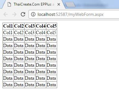 ASP.NET Excel EPPlus ASP.NET Excel EPPlus