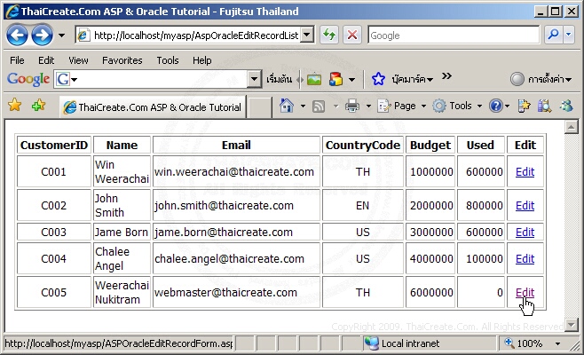 ASP & Oracle ASP & Oracle