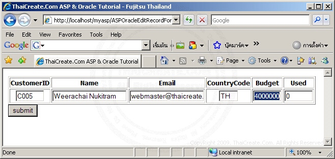 ASP & Oracle ASP & Oracle