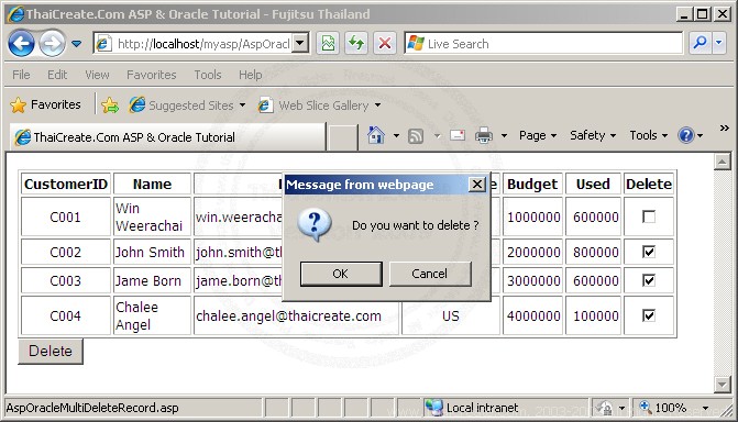 ASP & Oracle